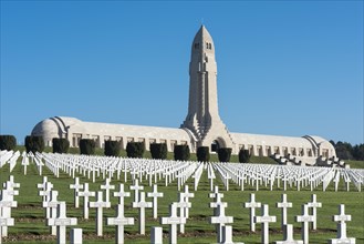 National military cemetery of fallen soldiers during World War I