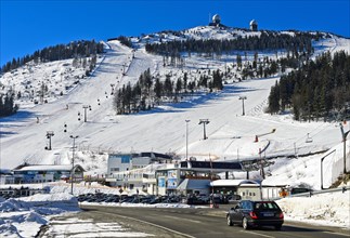 Ski area on the Grosser Arber mountain