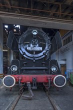 Freight locomotive 50 3600-9 from 1941 in the locomotive shed