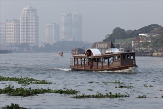 Passenger ferry of the Hotel Chatrium Riverside on the Mae Nam Chao Phraya River
