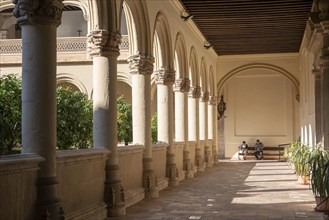 Arcades in the courtyard of the monastery