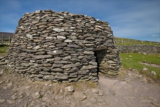 Historic stone beehive huts