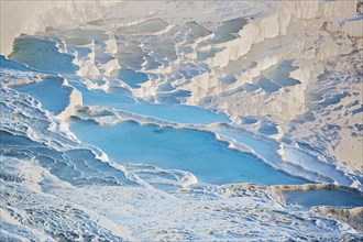 Terraced travertine thermal pools
