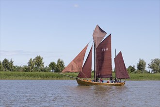 Zeesboot on Saaler Bodden