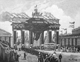 Funeral procession of German Emperor William I