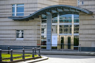 Entrance of the US Embassy