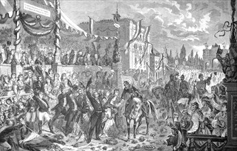 The victory of the Bavarian troops in Munich on July 16