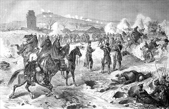 Defensive action on the Mont-Valerien near Paris on 19 January 1871