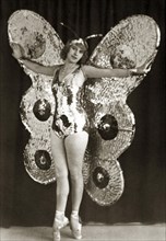 Dancer in butterfly costume
