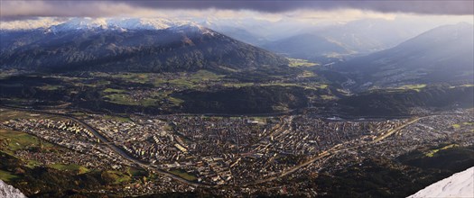 Innsbruck and Mt Patscherkofel