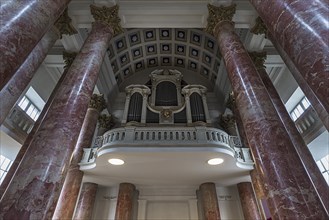 Organ loft of the catholic parish church St. Elisabeth