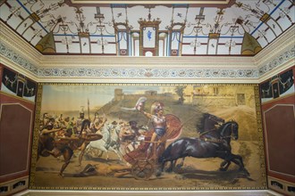 The Triumph of Achilles painting in the Achilleion palace