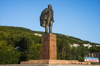 Lenin statue in Petropavlovsk-Kamchatsky