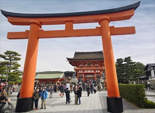 Torii in front of the Main gate