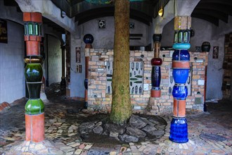 Hundertwasser toilet in Kawakawa