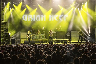 British hardrock band Uriah Heep live at the Riverside Festival in Aarburg