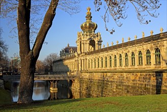 Zwinger Palace with Kronentor and Langgalerie