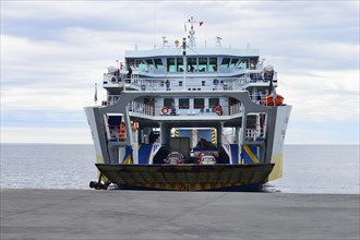 Ferry dropping at the pier