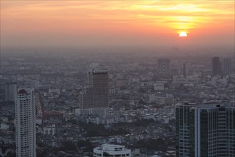 View from Sky Bar Lebua State Tower at sunset
