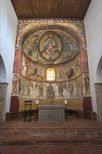Altar room with fresco