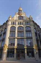 Corner front with Art Nouveau gable