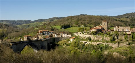 Village of Vieille Brioude on the Allier River