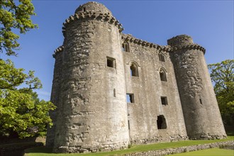 Historic ruins of Nunney Castle