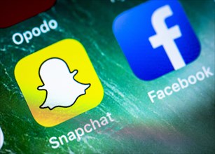 Snapchat and Facebook