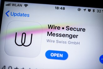 Wire App in the Apple App Store