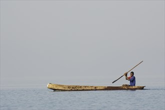 A Tonga fisherman on the Lake Kariba