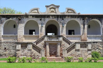 Arcade with staircase in the Jesuit Mission