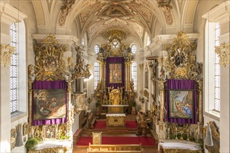 Restored lent scarfs hang in church