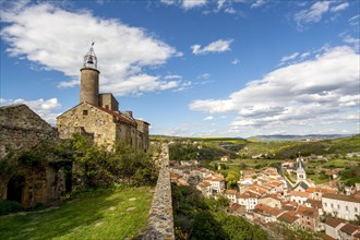 Castle of Marchidial above the village