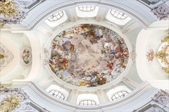 Ceiling fresco in dome