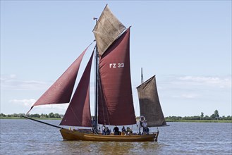 Zeesboot on Saaler Bodden