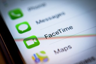 Apple Facetime Settings displayed on an iPhone
