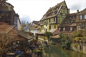 Half-timbered houses on the canal in the Old Town