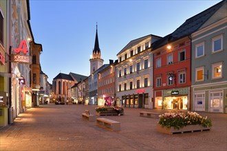 Main square with parish church St. Jakob