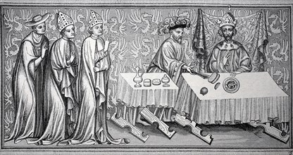 The coronation meal of the Emperor Charles IV