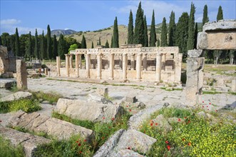 Ancient Roman necropolis ruins