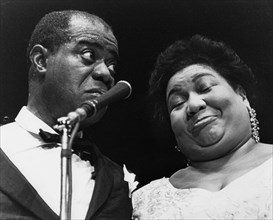 Louis Armstrong and singer