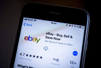 EBay app in the Apple App Store