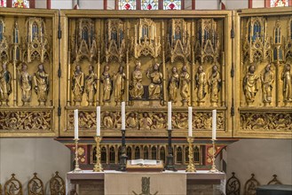 Gothic winged altar