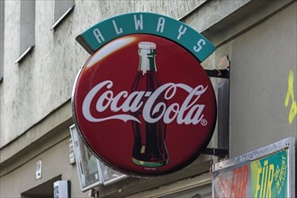 Old Coca Cola advertising sign