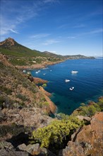 Bay with pleasure boats