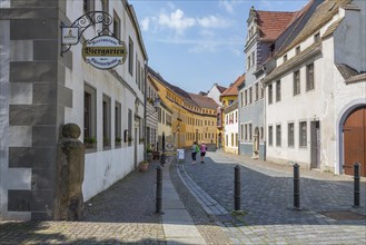Castle street in the old town of Torgau