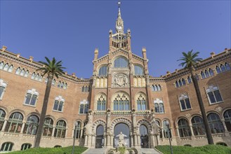 Hospital de la Santa Creu i Sant Pau by the architect Lluis Domenech i Montaner