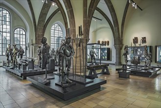 Hall with weapons and armor