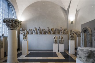 Sculptures and architectural fragments from around 1250/60 from the Benedictine monastery Wessobrunn