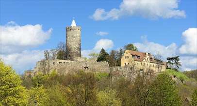 Schonburg Castle in the Saaletal Valley